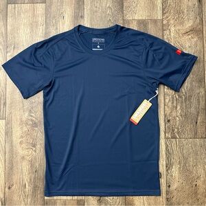 Florence Marine X Men's Blue Airtex Short Sleeve Shirt Size Small New